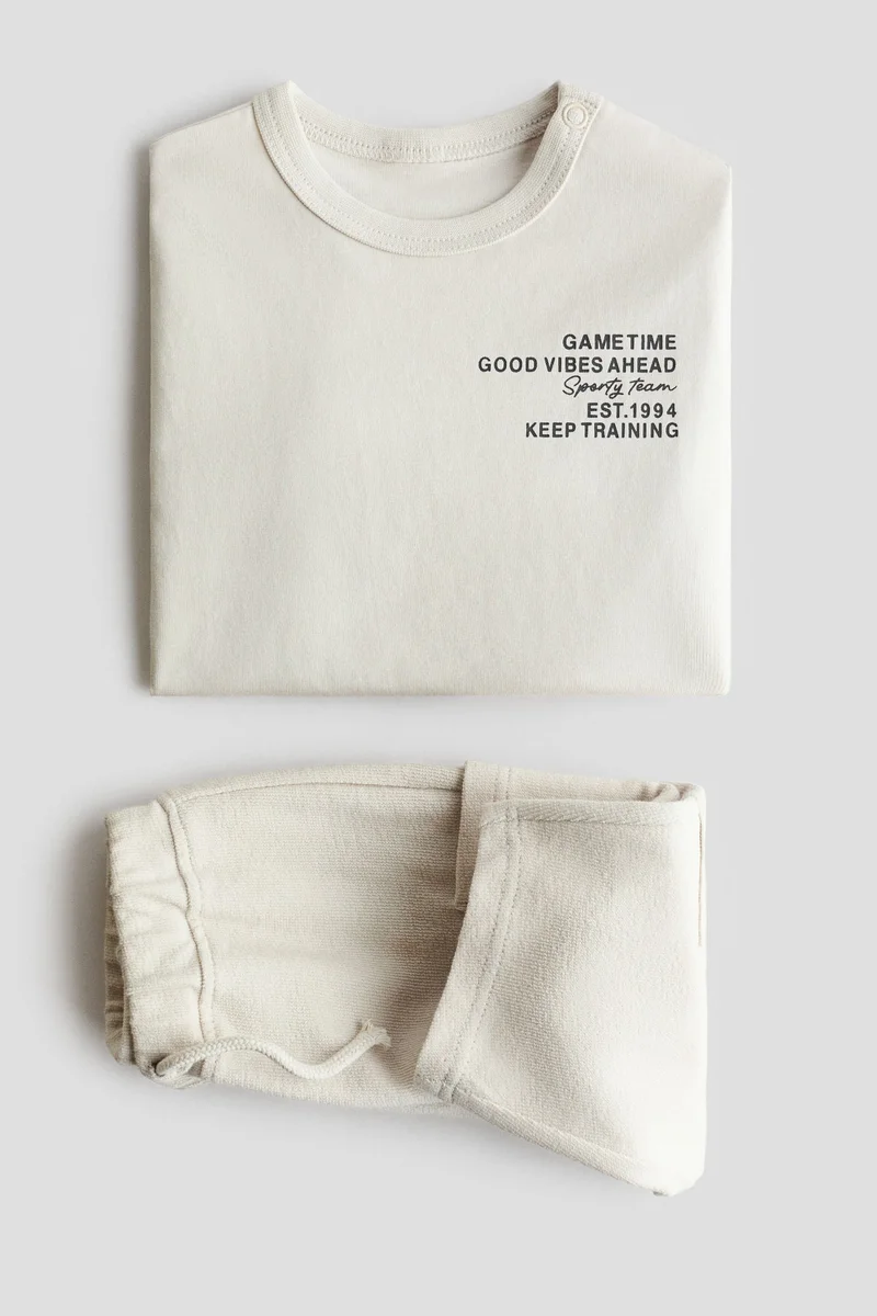 H&M 2-piece cotton set